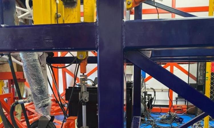 SECAD valida ensayos de cargas sobre la bancada de la aeronave Calima T-90