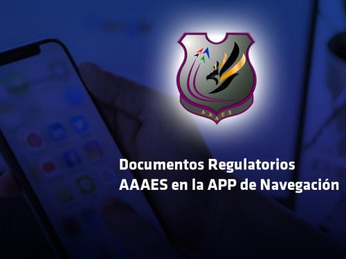 Ahora documentos regulatorios AAAES en la APP de Navegación