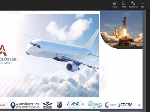 Participación en el foro y mesa de trabajo virtual “Desarrollo de Infraestructura Logística Especializada del Sector Aeronáutico y Espacial”