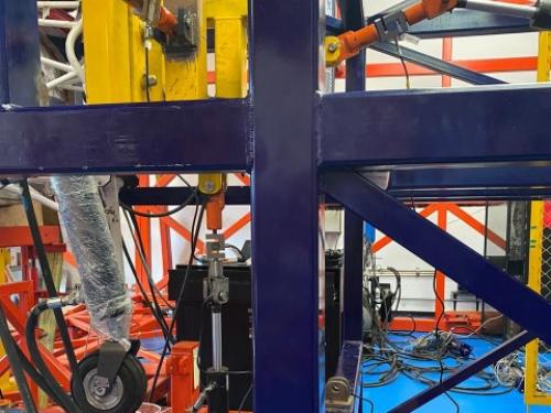 SECAD valida ensayos de cargas sobre la bancada de la aeronave Calima T-90