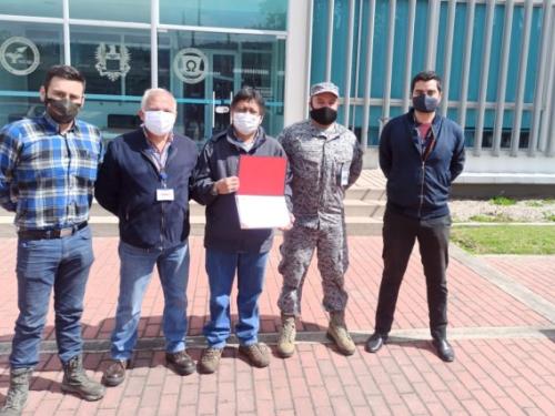 Entrega Certificado de Producción Aeronáutica "Fundas sillas piloto y copiloto equipo T-90 Calima”