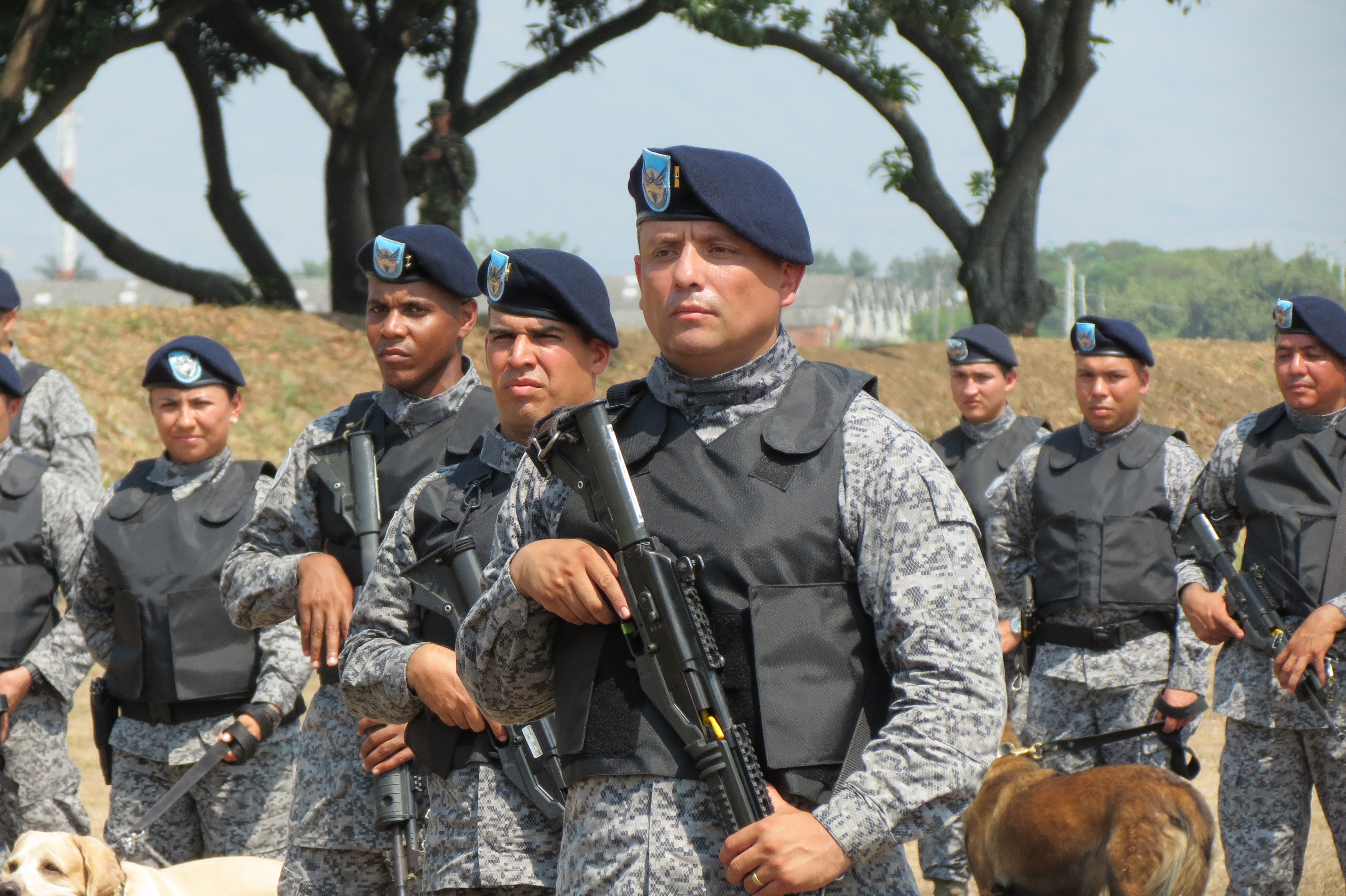 aguja termómetro hueco Imposición oficial de la Boina de la especialidad de Seguridad y Defensa de  Bases Aéreas en Cali | Fuerza Aérea Colombiana