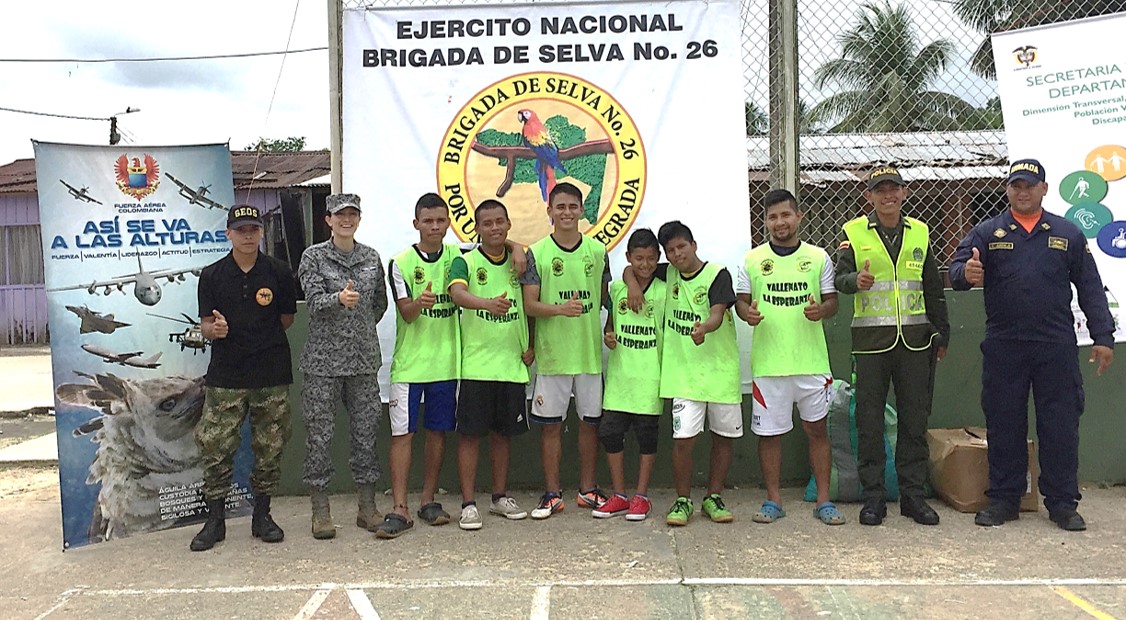 Grupo Aéreo del Amazonas participa en actividades para la inclusión social