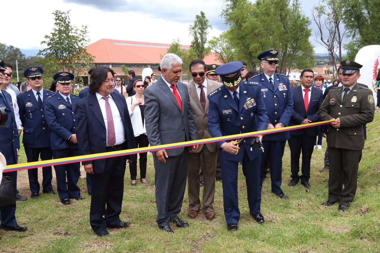 Fuerza Aérea Colombiana inauguró parque aeronáutico en Villa de Leyva