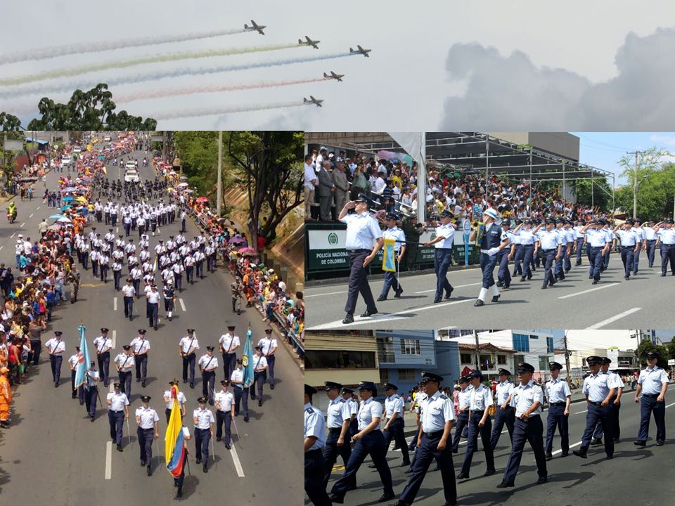 Revista Aérea engalanará desfile del 20 de julio en Cali Fuerza Aérea