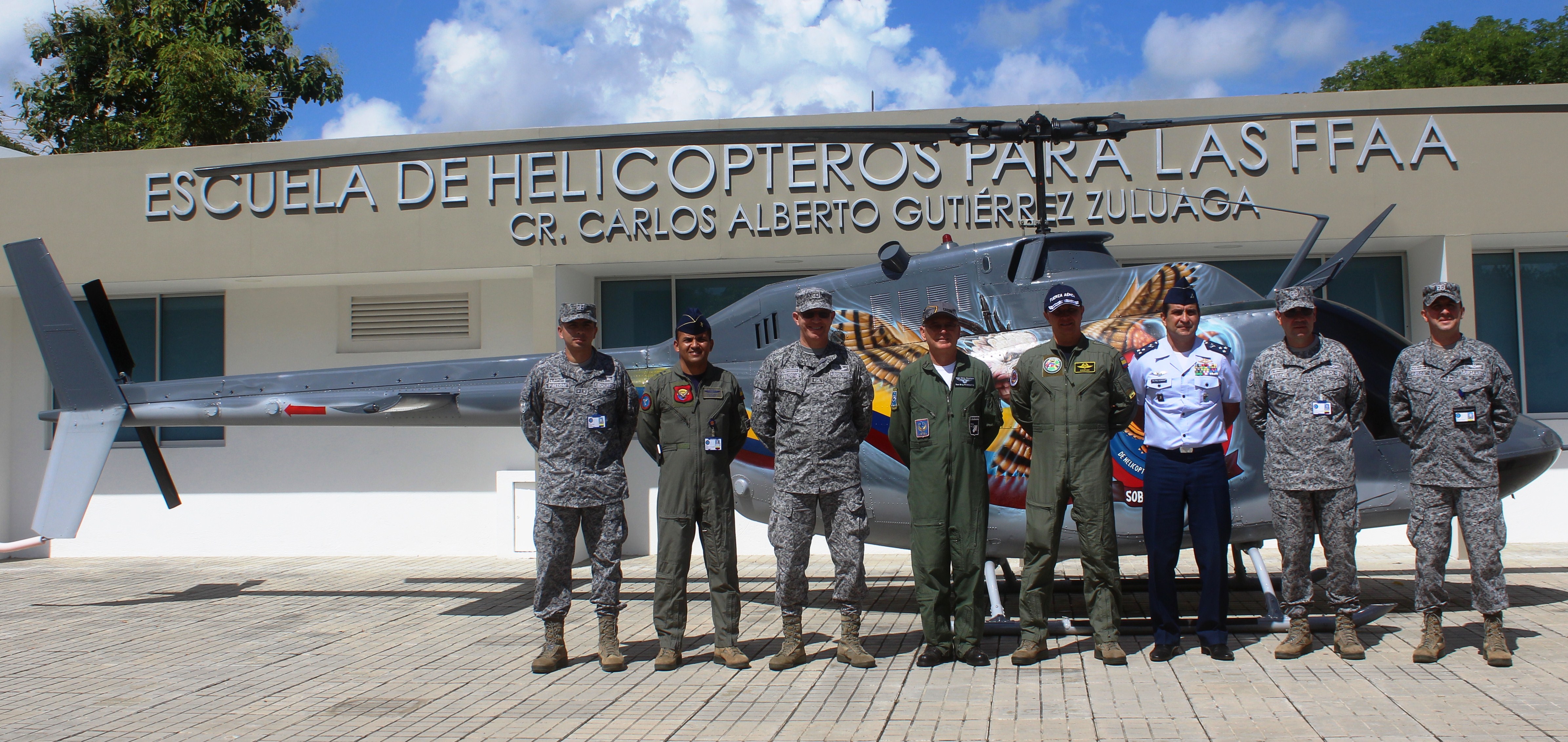 Comandante FAC y Fuerza Aérea de Brasil visitan el CACOM No.4