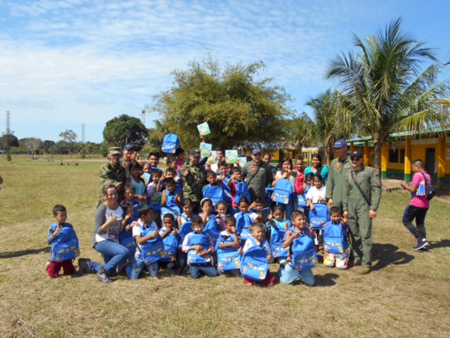 Fuerza de Tarea ARES lidera actividades de prevención de reclutamiento forzado de niños, niñas y adolescentes en el Vichada