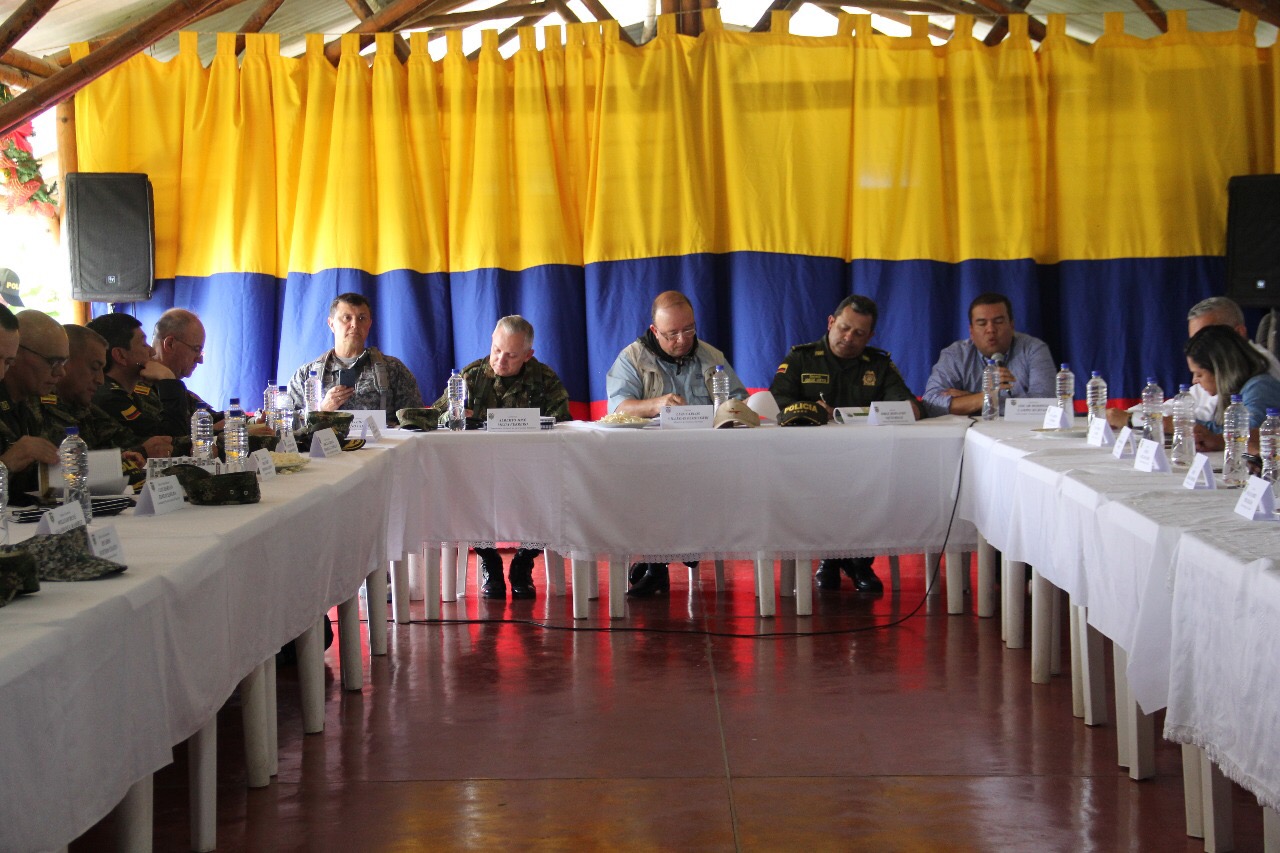 Consejo de seguridad en Caldono, Cauca