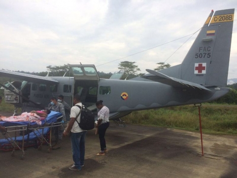 Desde Chocó es traslada paciente en delicado estado de salud