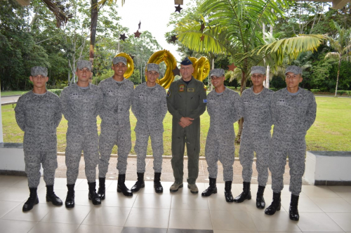 Comandante de la Fuerza Aérea Colombiana llevó un mensaje de gratitud y prosperidad para el 2019 a los soldados de aviación en Leticia