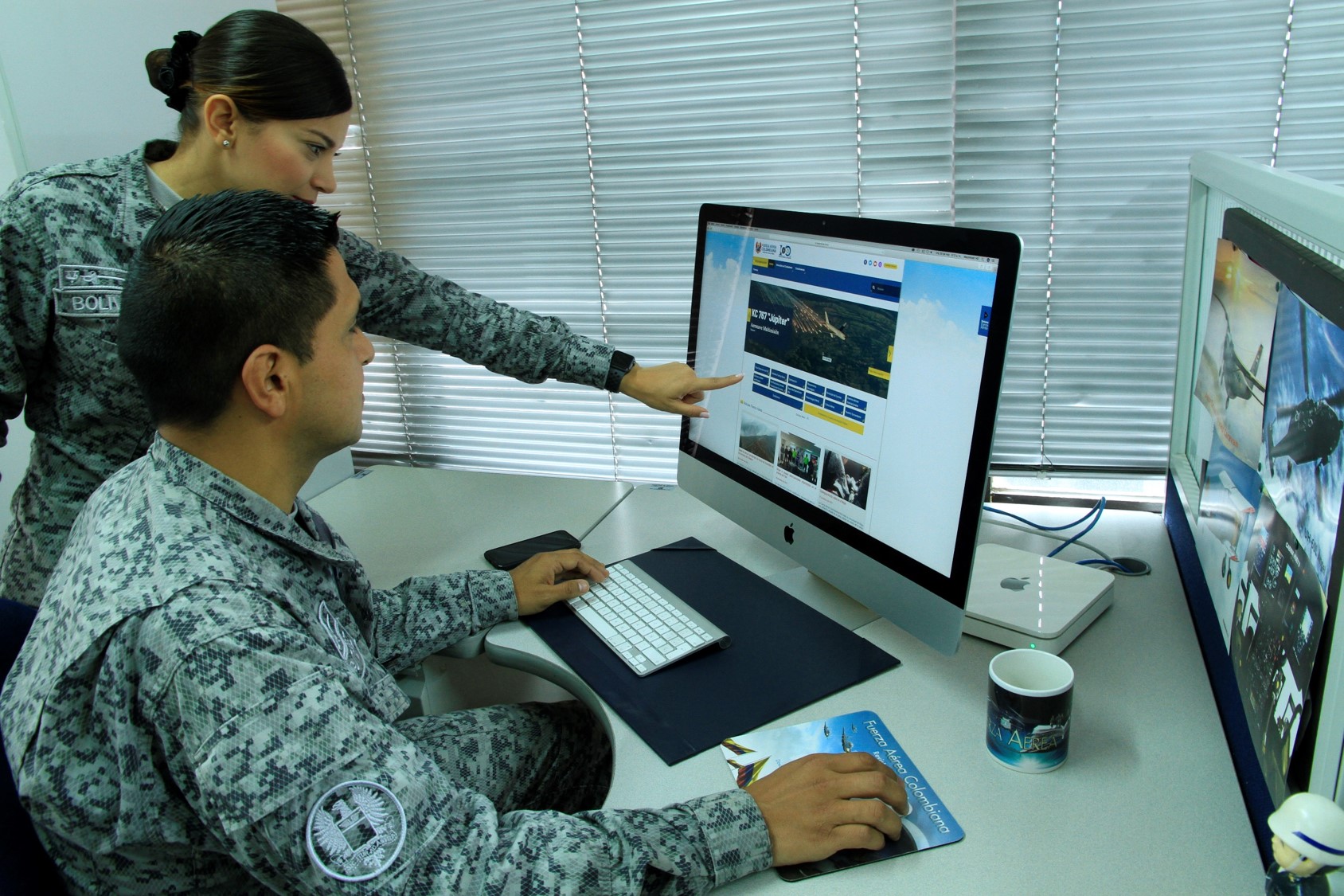 Fuerza Aérea Colombiana estrena página web