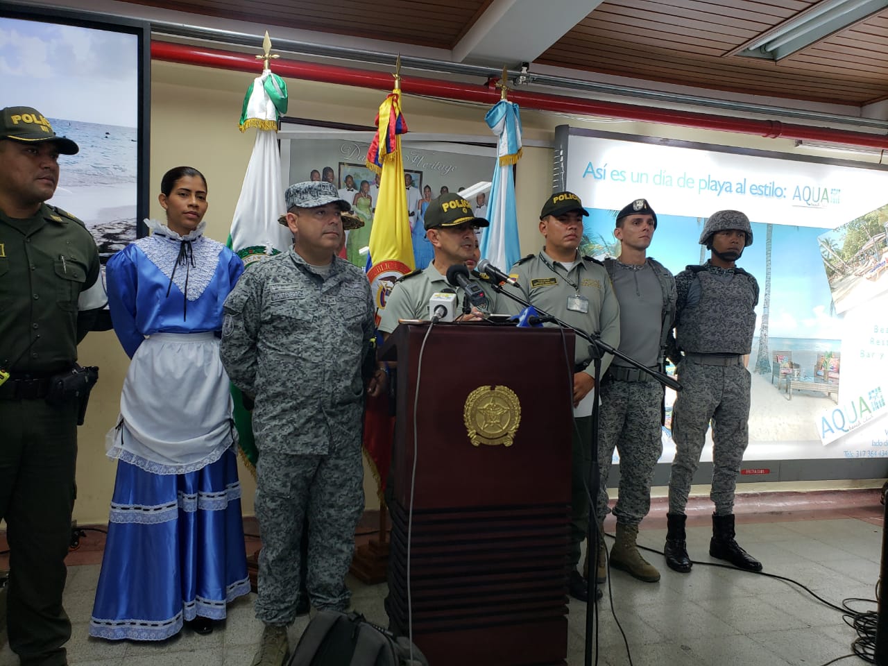 En Semana Santa, Fuerza Aérea Colombiana y Policía Nacional velan por la tranquilidad ciudadana