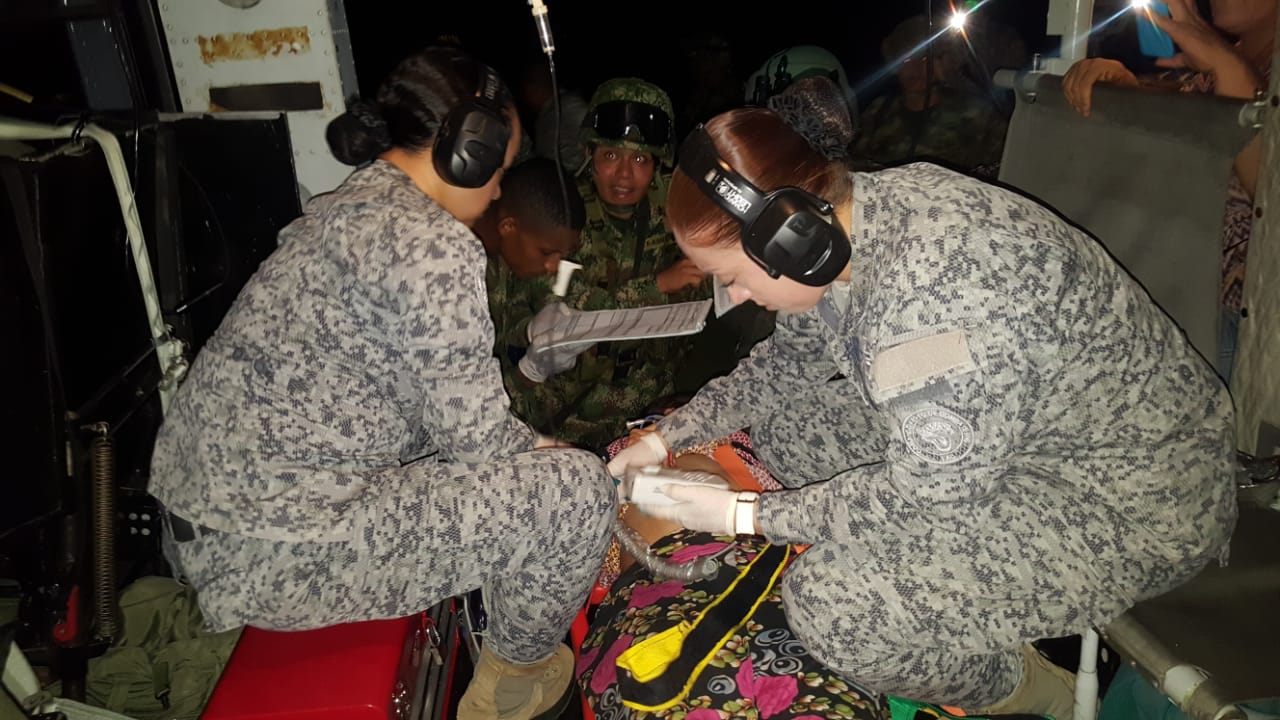 Fuerzas Militares auxiliaron menor de edad embarazada en el Caquetá