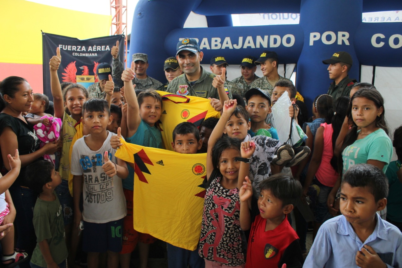 Salud y bienestar fueron llevados por la Fuerza Pública a Orocué, Casanare