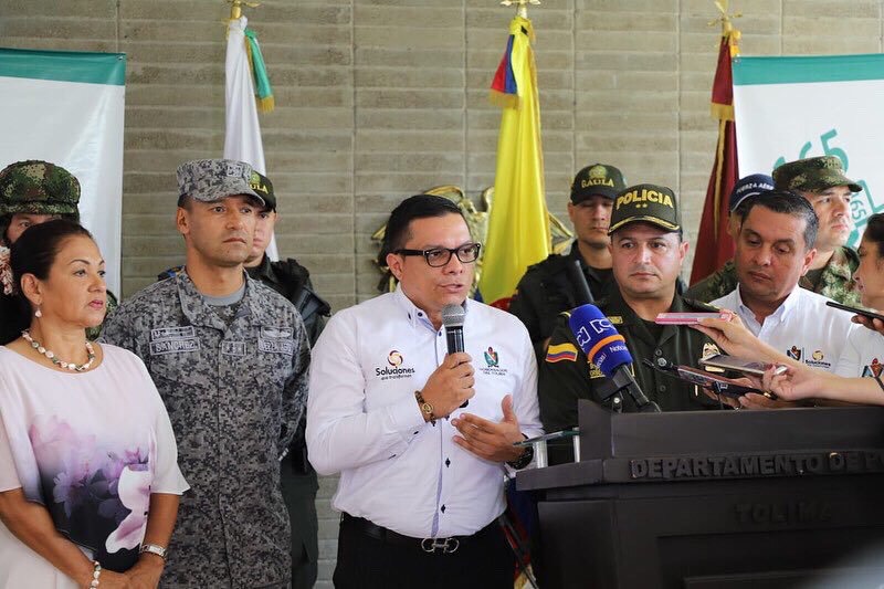 Siete personas capturadas deja operación realizada en el sur del Tolima por parte de la Fuerza Pública