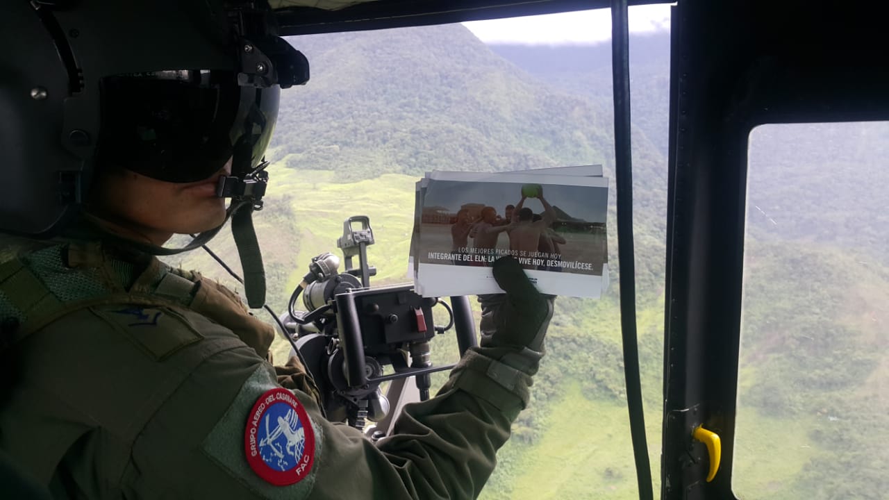 En mayo más de 6.000 volantes de desmovilización han sido lanzados en Casanare