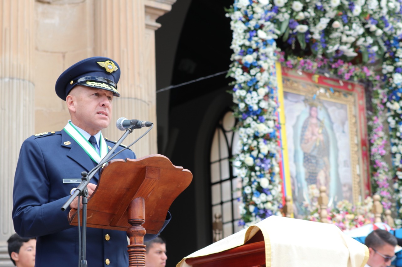 Homenaje a la Virgen del Milagro de Tunja, Patrona de la Fuerza Aérea Colombiana
