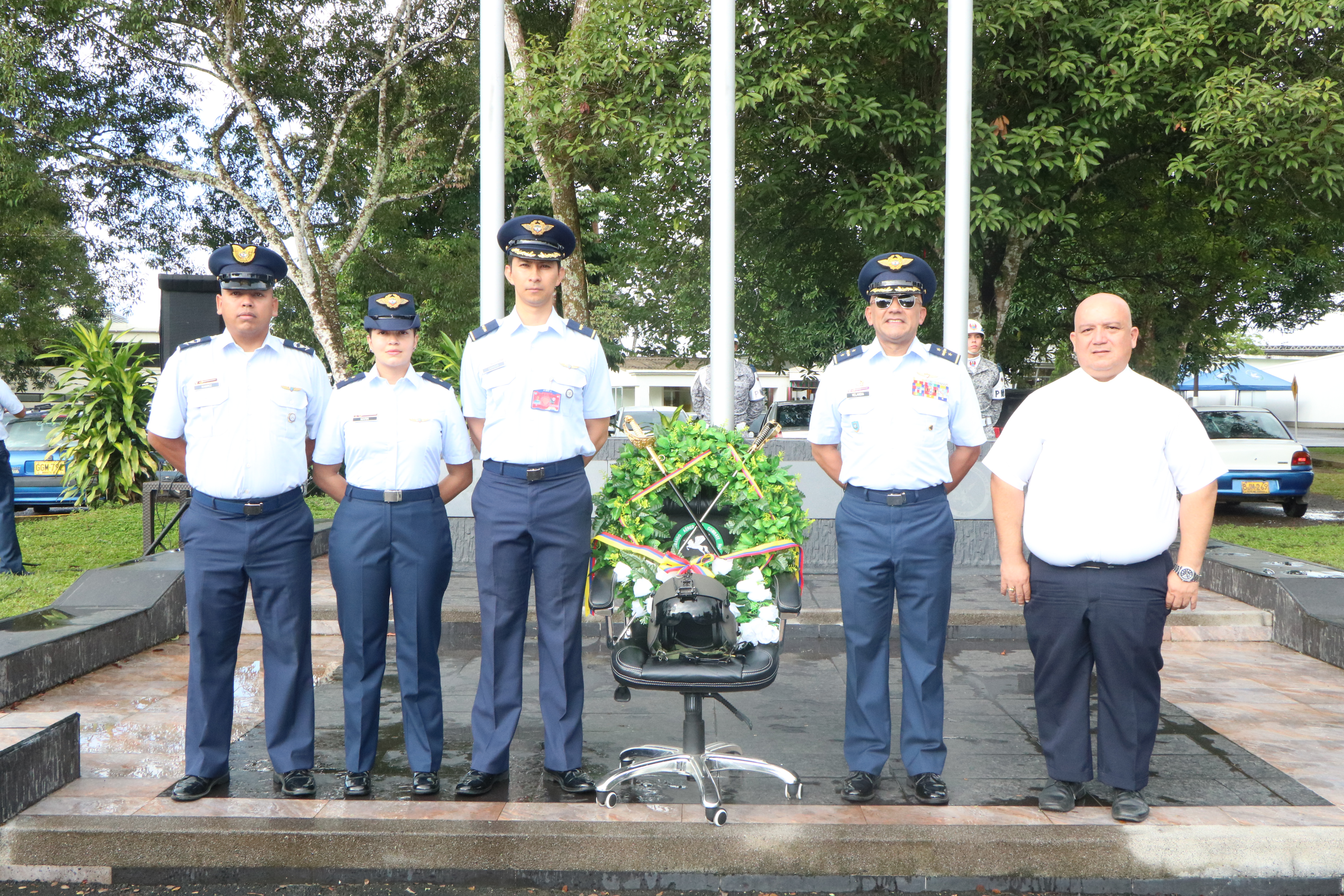 Un honorable homenaje a los héroes caídos en cumplimiento del deber realizó la Fuerza Aérea Colombiana.