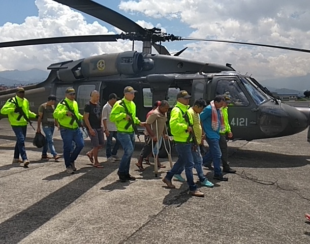 Capturados 11 integrantes de los “Caparros”, en el Bajo Cauca