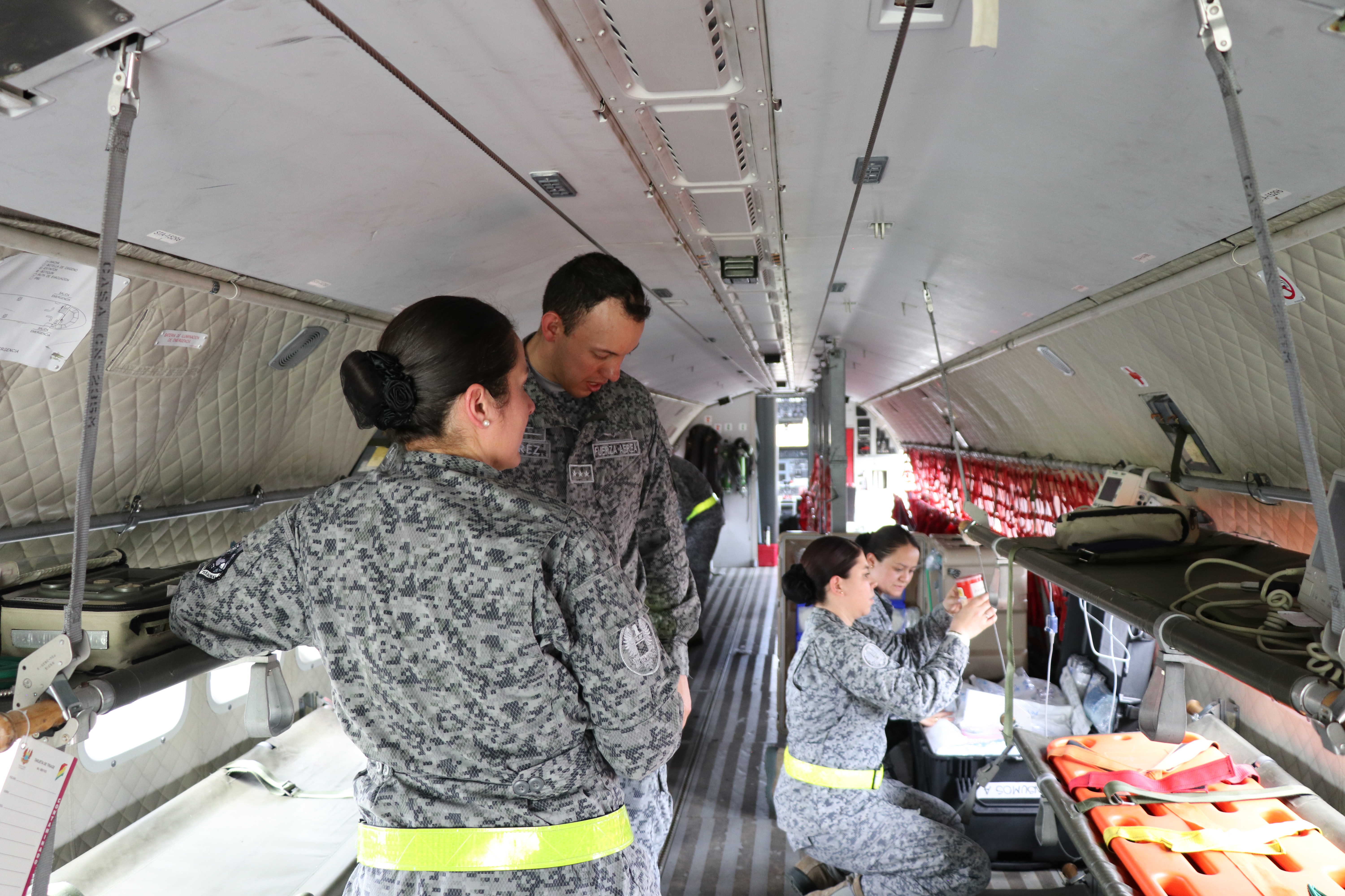 Transporte masivo de pacientes Capacidad distintiva de la Fuerza Aérea Colombiana