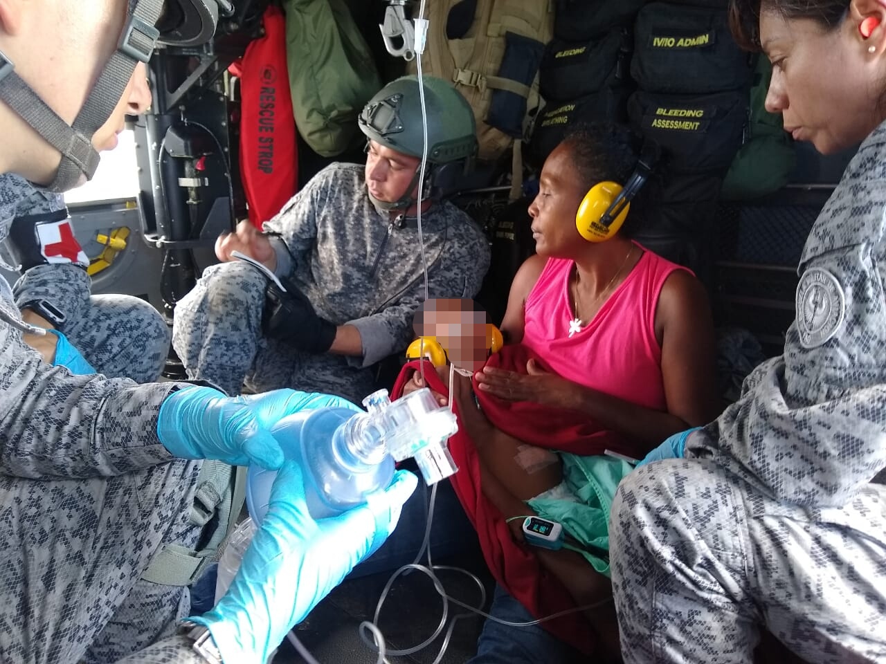 Menor en delicado estado de salud fue trasladado en una misión humanitaria por la Fuerza Aérea Colombiana