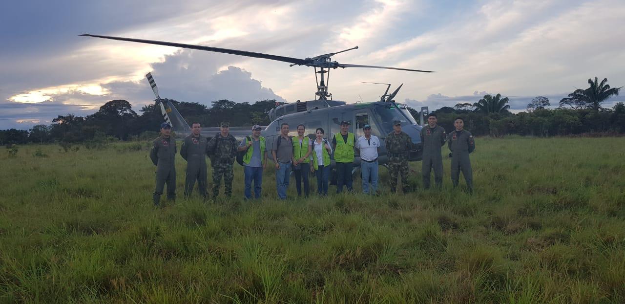 Fuerza Aérea Colombiana completó la sexta Jornada de Pagos a campesinos del programa de sustitución de cultivos ilícitos en Vichada 