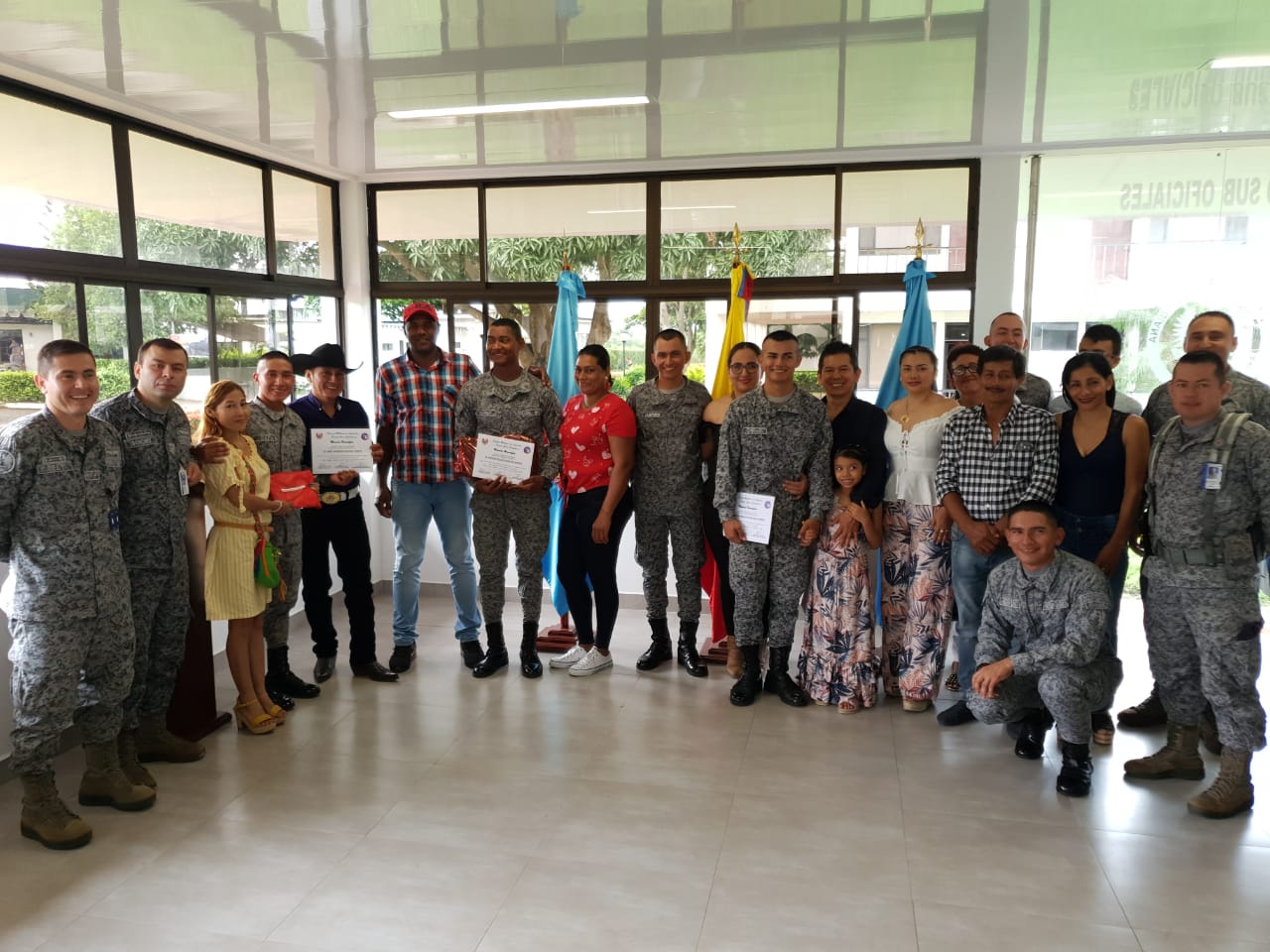 Con orgullo seis soldados se licenciaron en el Grupo Aéreo del Casanare