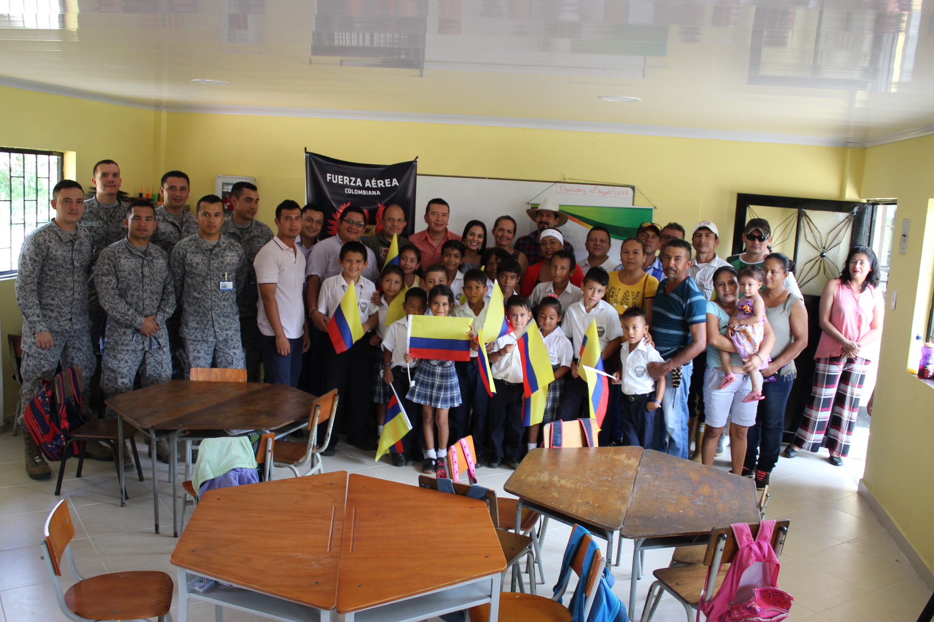 El plan Corazón Amigo llegó a un colegio en Aguazul, Casanare 