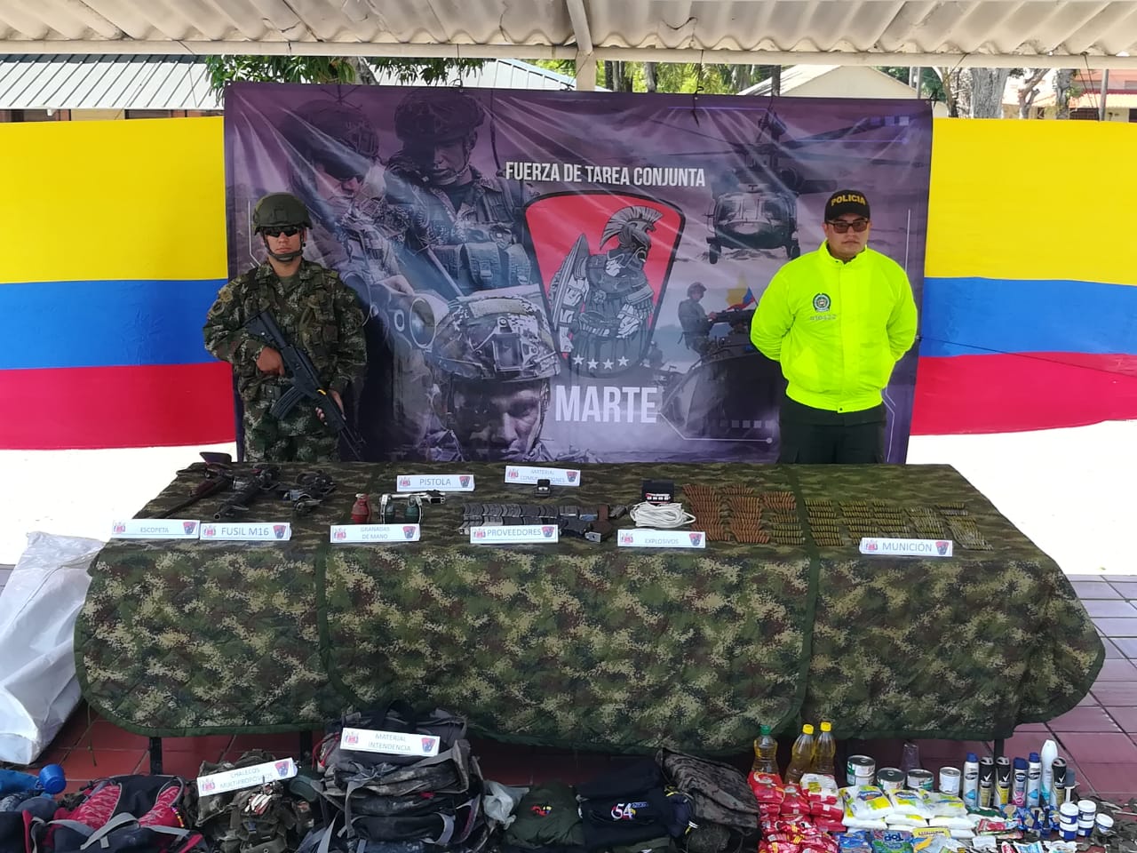 Neutralizados dos integrantes del grupo armado organizado ELN en el sur de Bolívar  