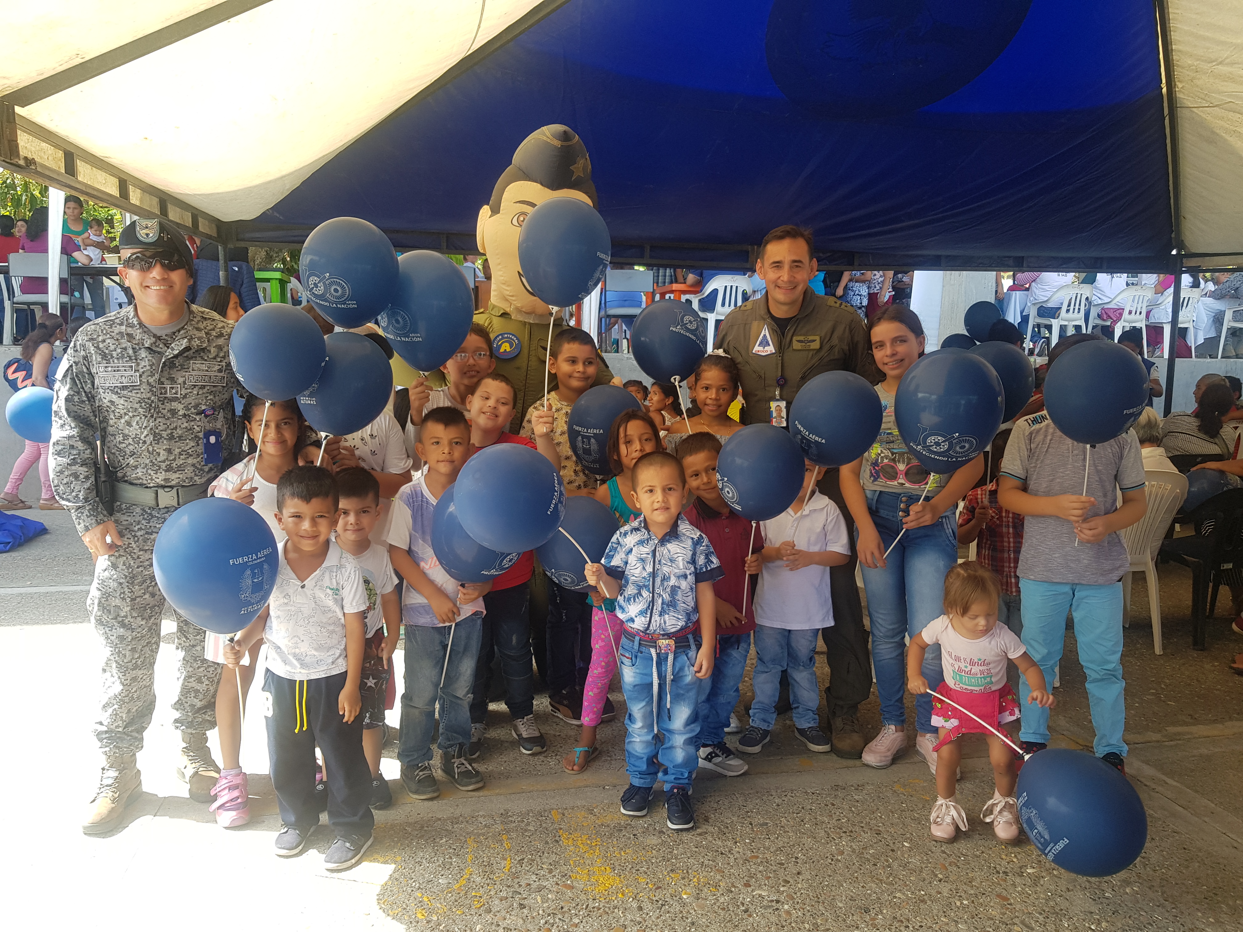 Con el liderazgo de la Fuerza Aérea Colombiana se desarrolló exitosa Jornada de Apoyo al Desarrollo en La Dorada, Caldas
