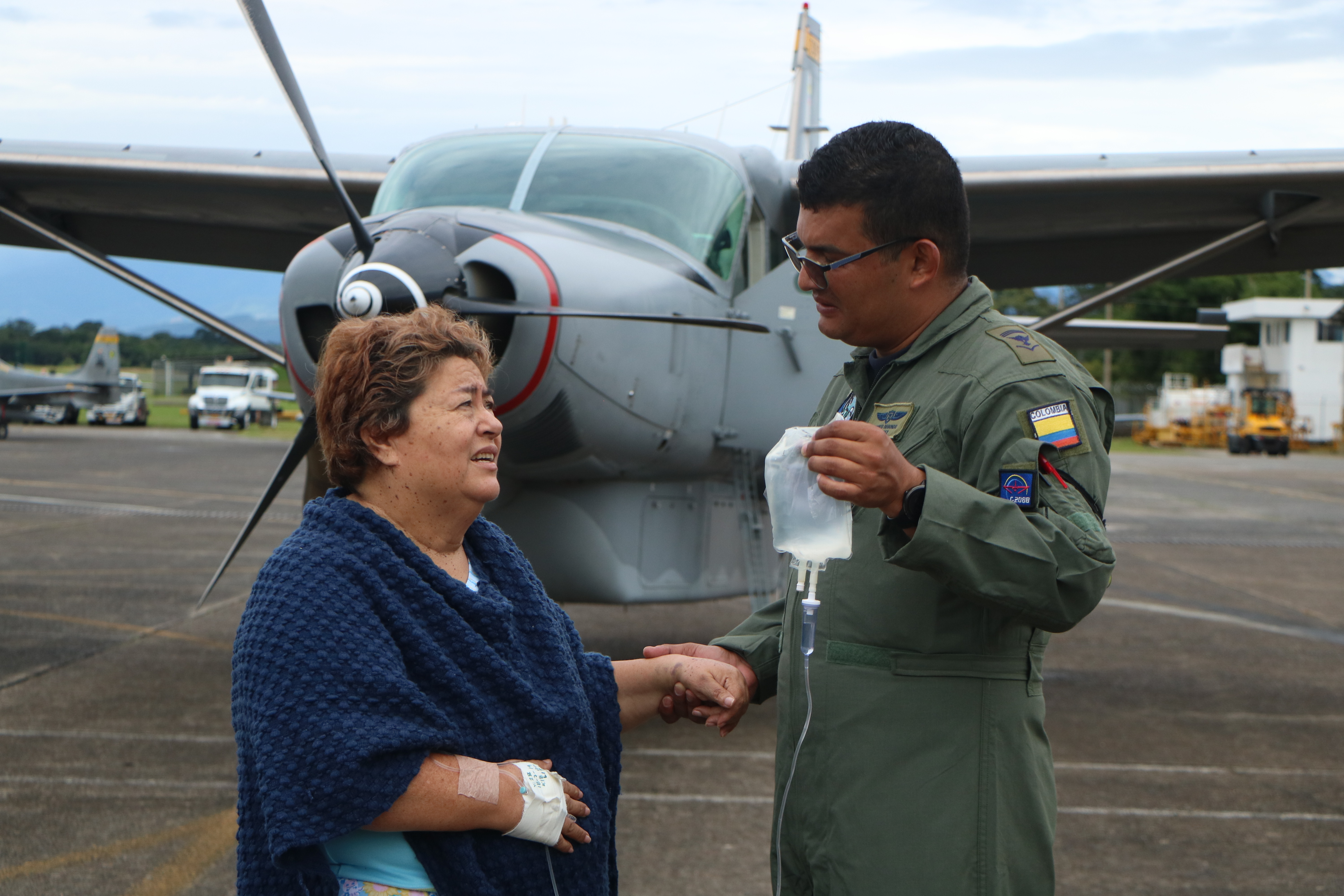 Balance de labores de apoyo humanitario de la Fuerza Aérea Colombiana tras reapertura de la Vía al Llano