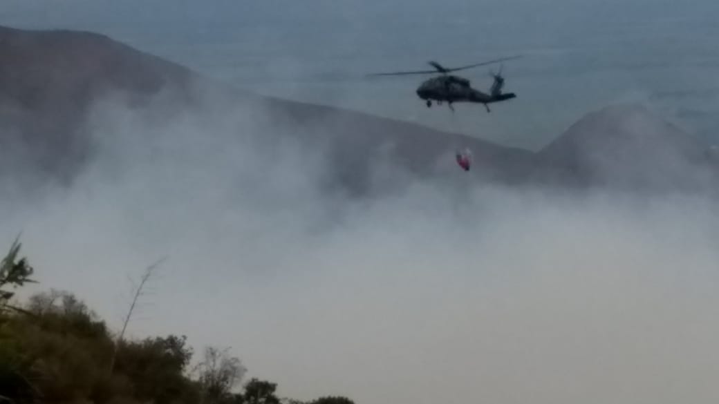 Controlado incendio forestal en Yumbo, Valle del Cauca 
