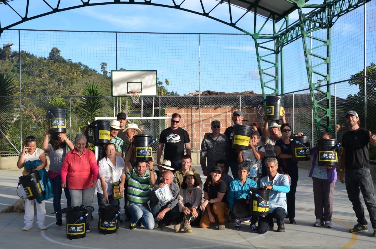 Sesenta familias de Antioquia recibieron filtros para potabilizar el agua 
