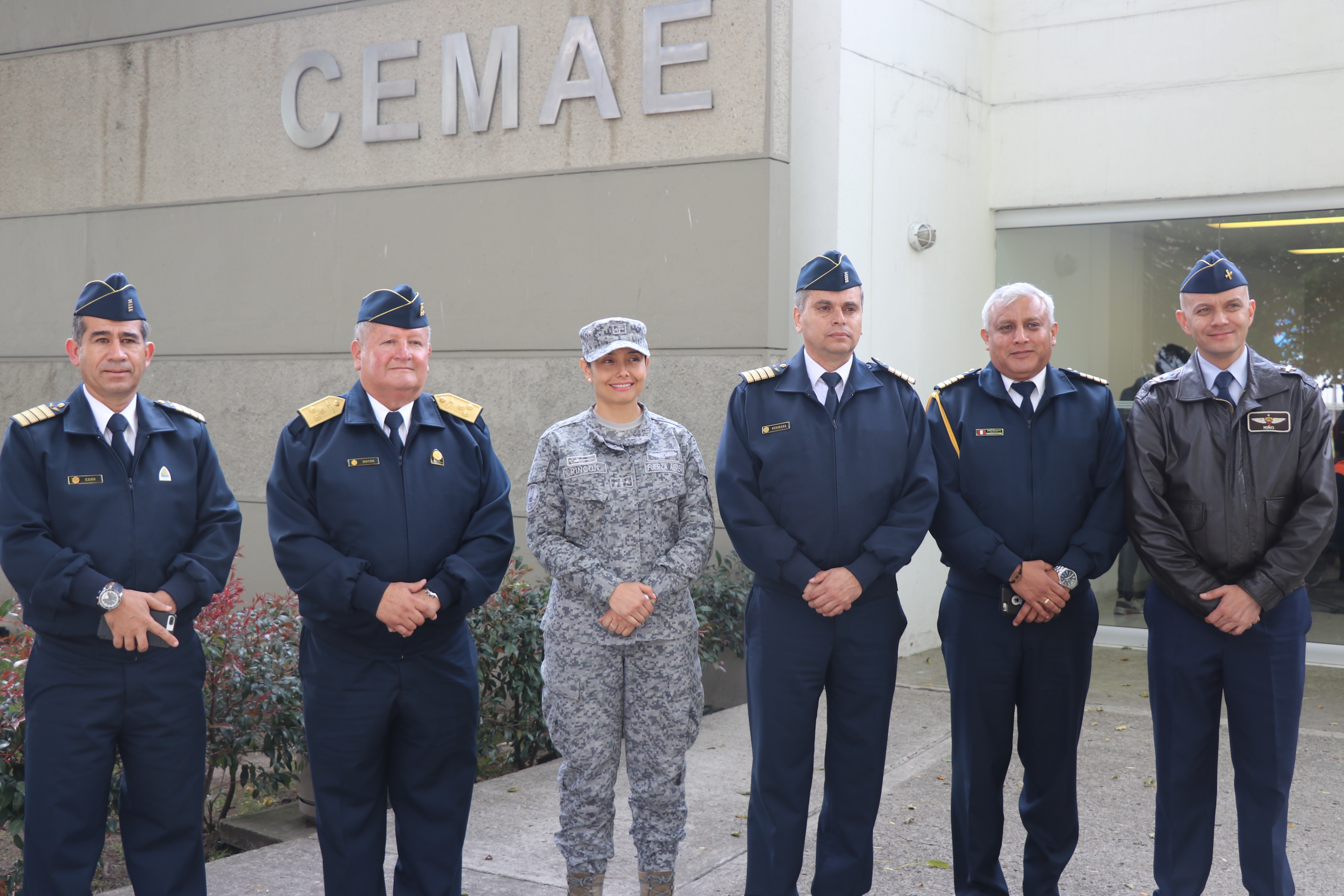 Jefe de Estado Mayor General de la Fuerza Aérea del Perú Visita al CNRP y CEMAE