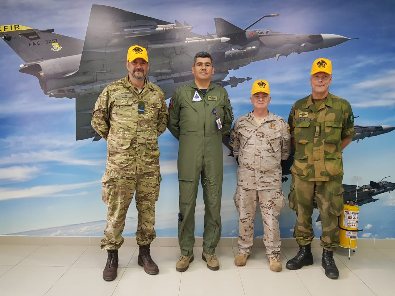 Delegación de la OTAN conoce las capacidades de la Fuerza Aérea Colombiana