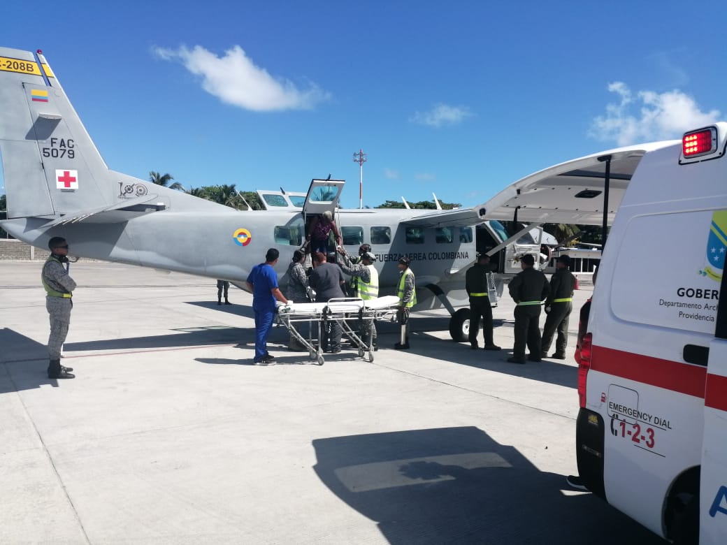 Aeronave Caravan sigue salvando vidas en el Archipiélago de San Andrés, Providencia y Santa Catalina