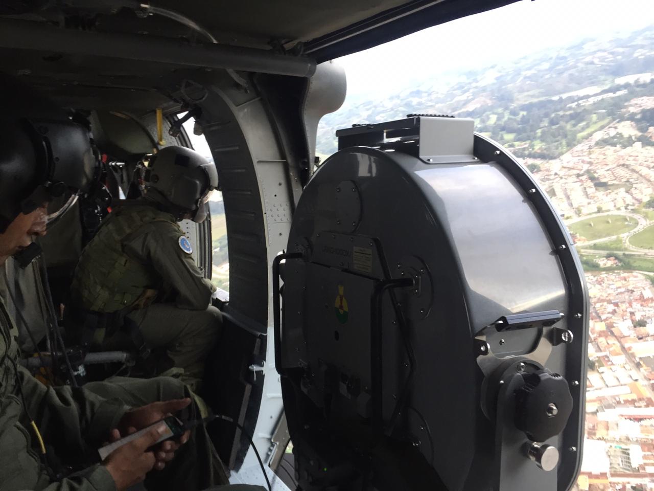 Con helicópteros se realiza Plan Navidad y campaña para la prevención del uso de la pólvora en Antioquia