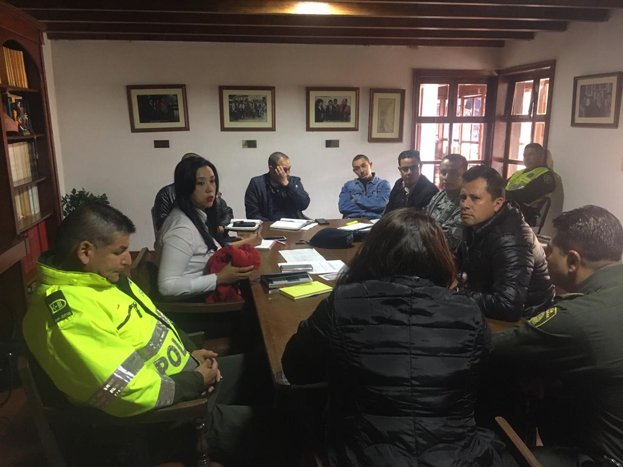 CAMAN presente en Consejo de Seguridad en el municipio de Zipacon Cundinamarca