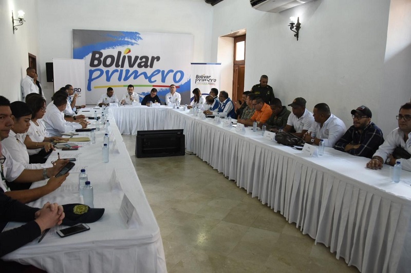 El CACOM 3 se reunió con la UNGRD en Bolívar