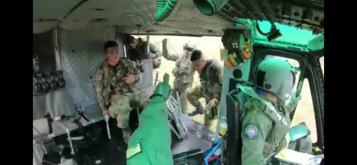 Comando Aéreo de Combate No. 6 de su Fuerza Aérea brinda constante apoyo a las tropas desplegadas en Caquetá.