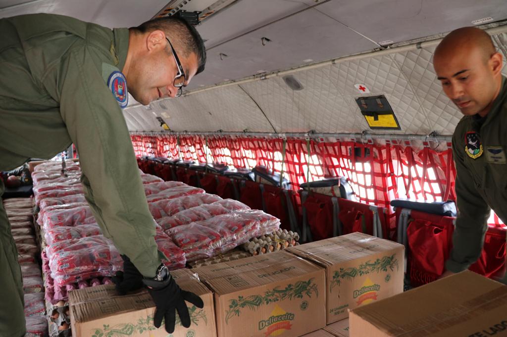 Canastas nutricionales para la niñez serán transportadas por su Fuerza Aérea Colombiana