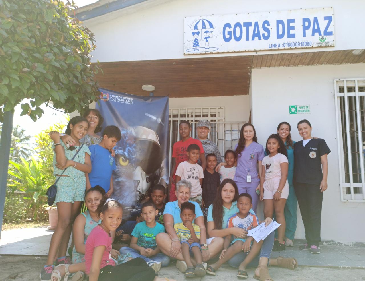 Fuerza Aérea Colombiana realiza jornada de salud a niños y niñas en San Andrés Isla