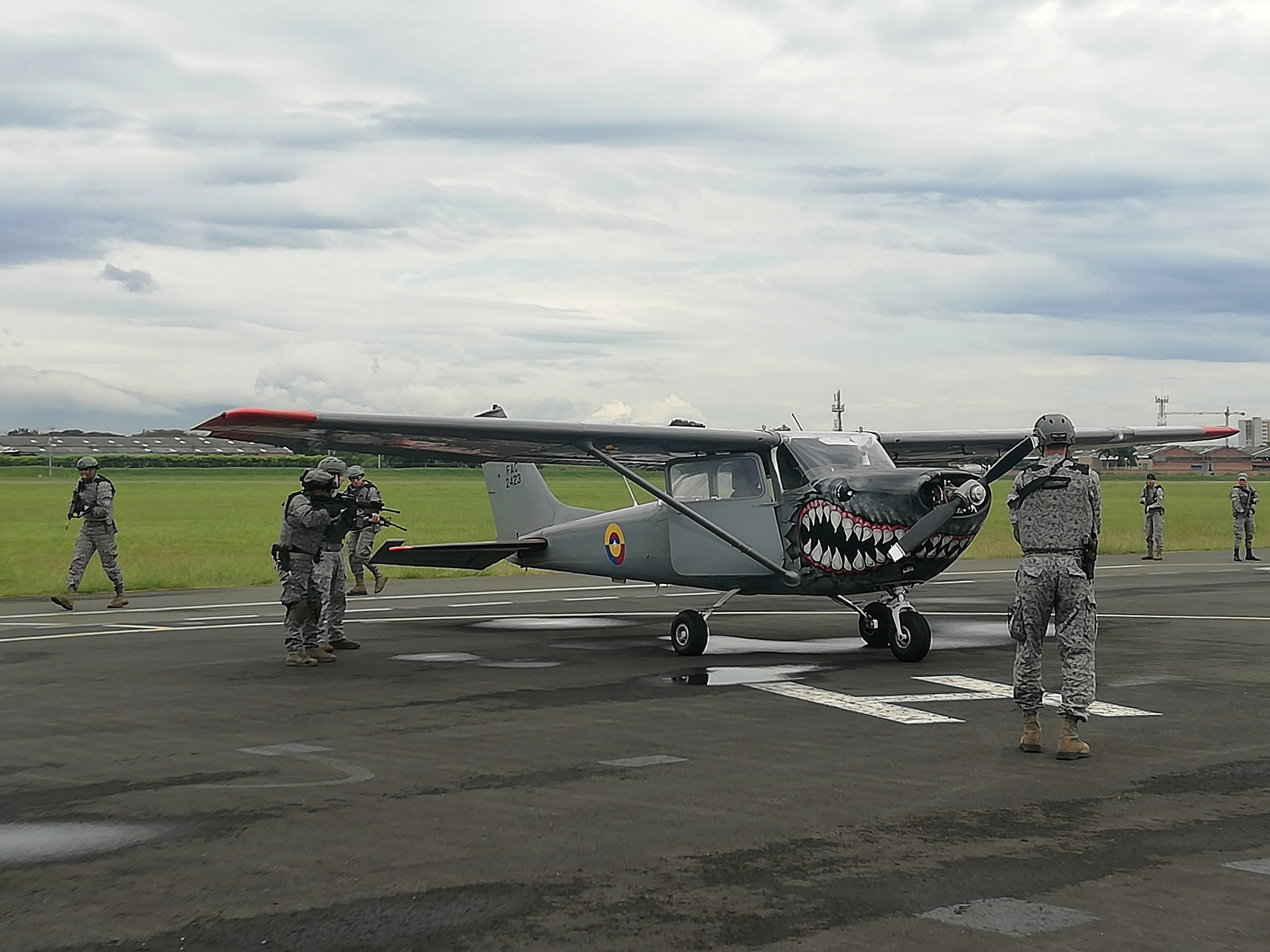 Fuerza Aérea Colombiana participó en CSI Narcotráfico, una estrategia para combatir el narcotráfico 