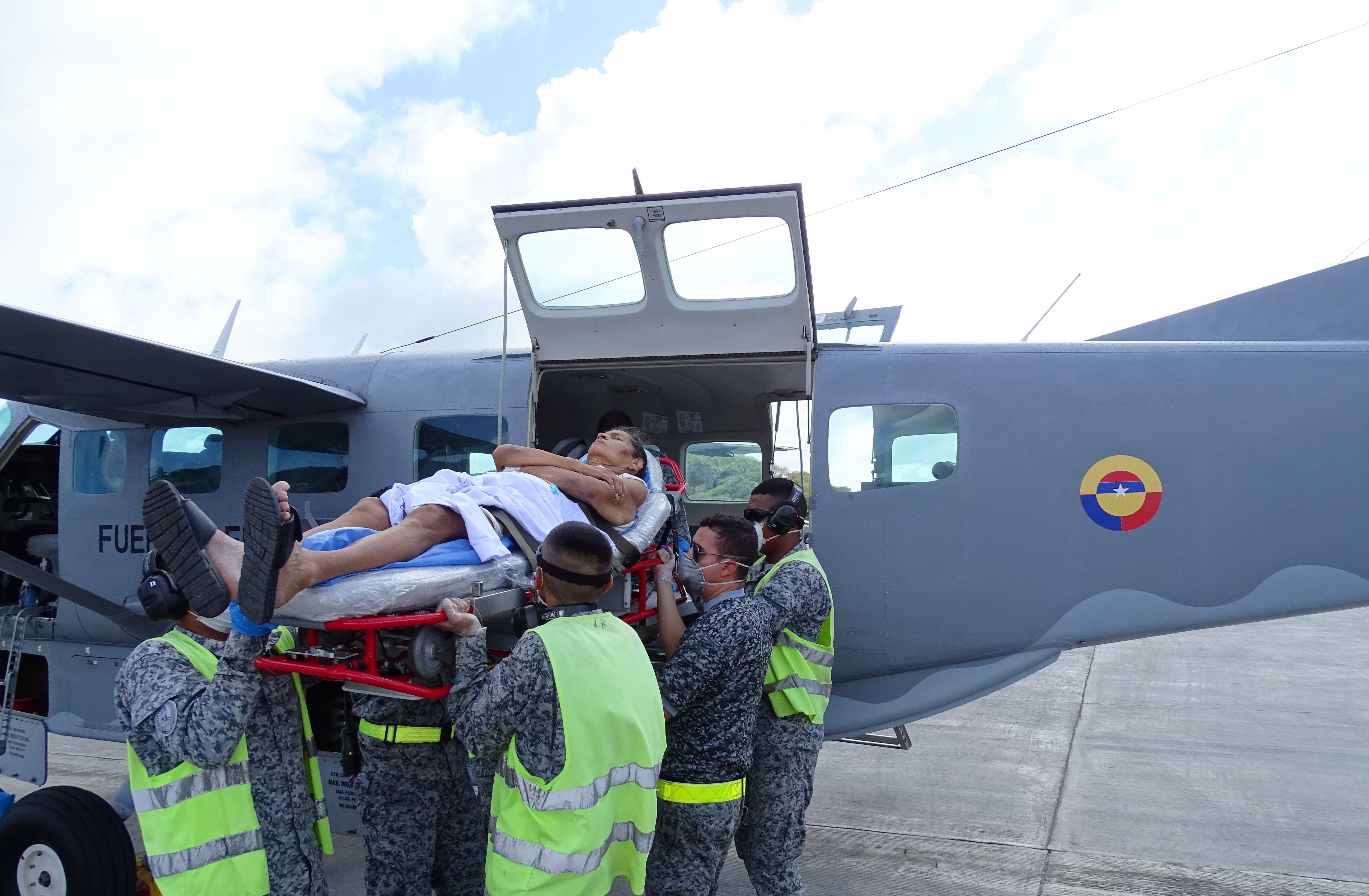 Durante la cuarentena 6 personas han sido trasladas desde Providencia hacia San Andrés por su Fuerza Aérea Colombiana 
