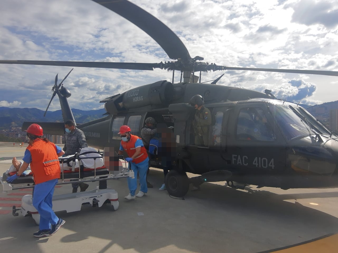 Líder comunal fue evacuado por su Fuerza Aérea Colombiana desde Frontino, Antioquia