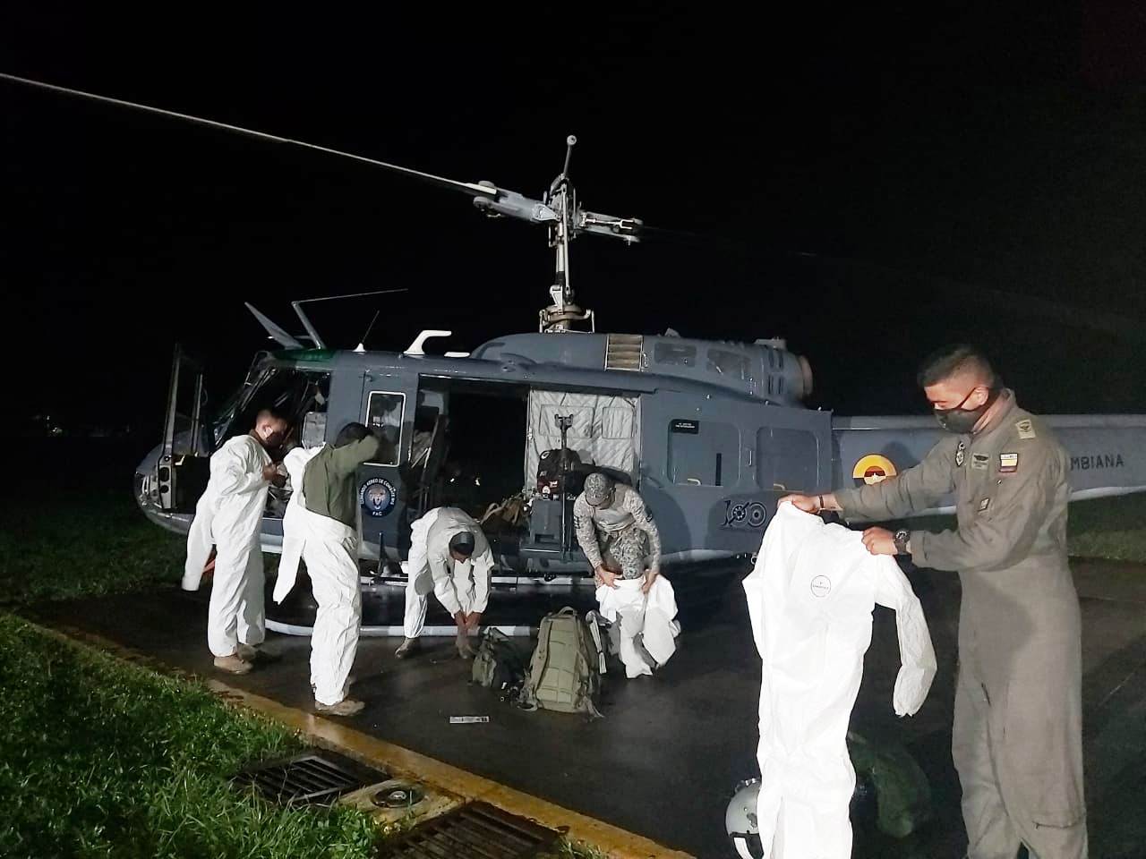 Oportuna evacuación de su Fuerza Aérea salva la vida de persona en Putumayo