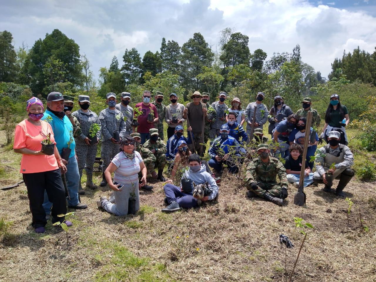 CAMAN participa en jornada de reforestación en la laguna La Herrera