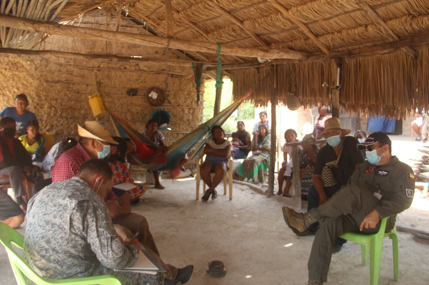 La Fuerza Aérea apoyará comunidad Wayúu en la Guajira