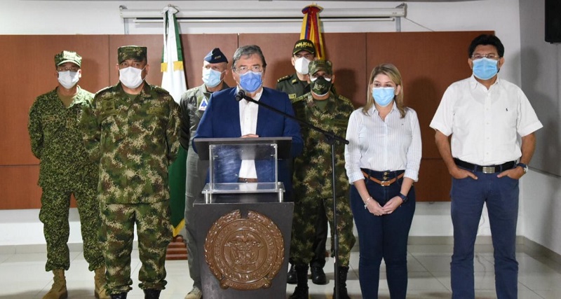 Fuerza Aérea Colombiana participa en consejo de seguridad en Santa Marta