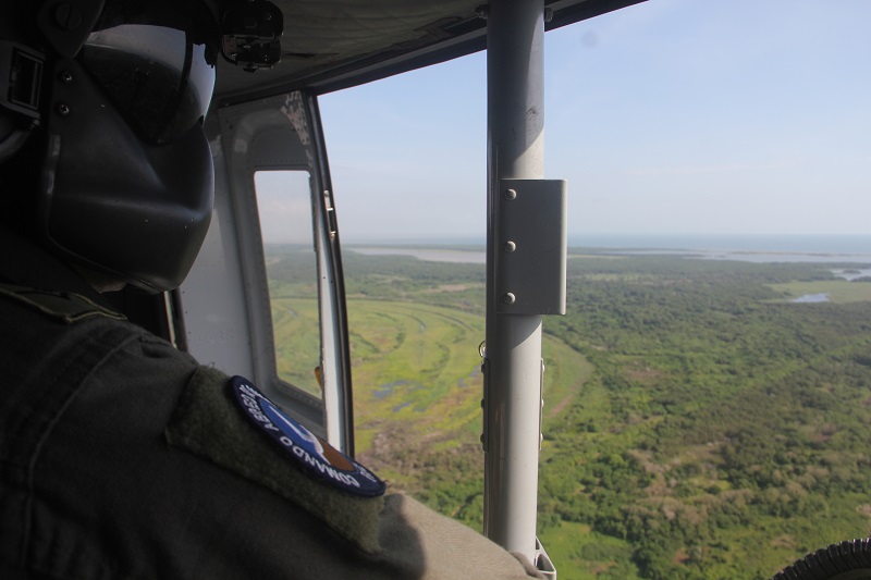 La Fuerza Aérea protege desde el aire el Parque Natural Isla Salamanca 